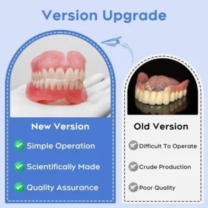 🔥Limited Time 50% OFF： 2nd ltem 60% Off🔥Dresfa® Medical Full Denture with Strong Suction ✅ Made and Shipped from the USA🍀